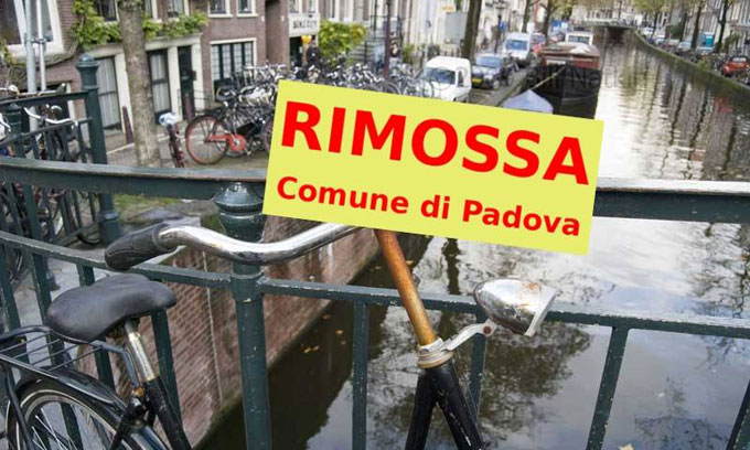 GIU' LE MANI DALLE BICI: PETIZIONE CONTRO IL DIVIETO INDISCRIMINATO DI PARCHEGGIO DELLE BICI!